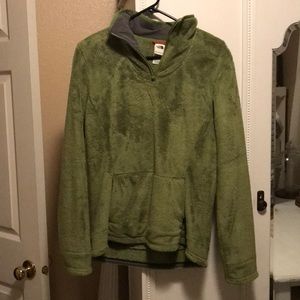 The North Face-3/4 Zip Up Fuzzy Fleece